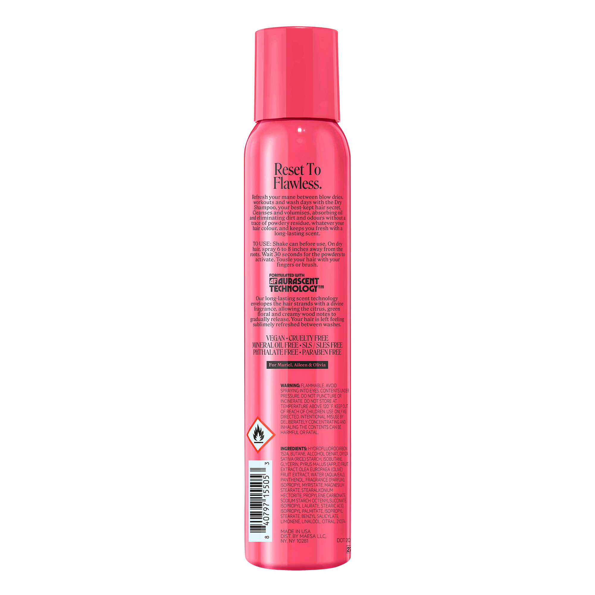 DISCREET AF Dry Shampoo Spray for All Hair Types